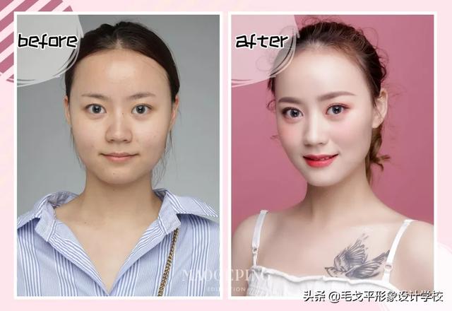 化妆前后你看起来不一样!我妻子画这样的画太漂亮了吗? 化妆前后你看起来不一样!我妻子画这样的画太漂亮了吗?