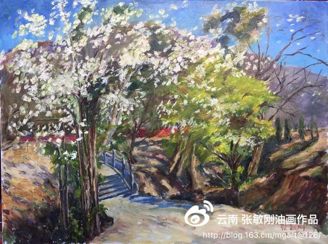 张敏刚风景油画写生旧作一组