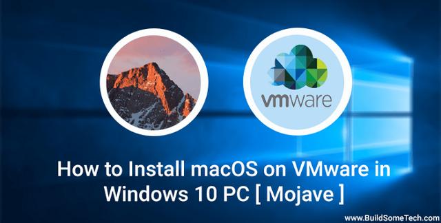 在Windows的VMware安装macOS Mojave